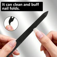 Men's 1-9 Piece Heavy Duty Nail Clipper Set - - Includes Nail Clippers, Trimming Tools, Foot Scraper, Pusher - - Classic Black Handle, Suitable For Men, Women And Elderly - Multicolor - View 10