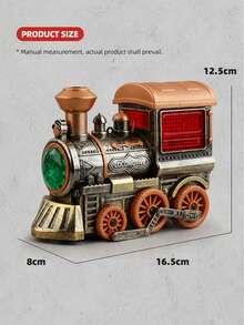 Juguete educativo de motor de tren estilo vintage con luz, música, humo y rociador omnidireccional eléctrico, adecuado para niños - Multicolor - Ver 13