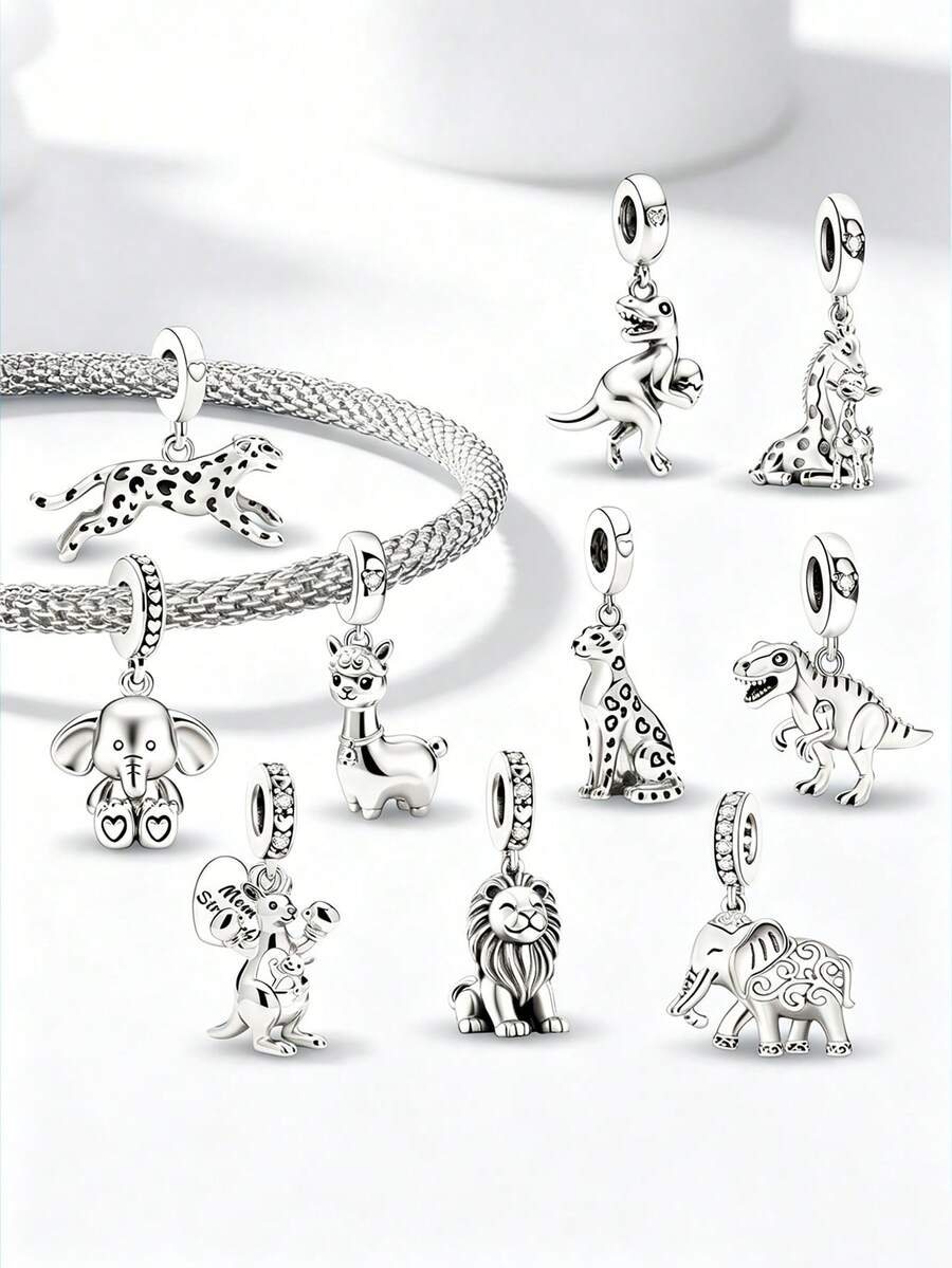 1pc Alpaca Pendant Suitable For Bracelet, Bangle DIY Jewelry Making And Daily Decoration, Jewelry Accessory For Girls - Beads - View 1