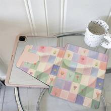 1件 360°可旋轉平板保護殼，多角度視角書本式支架，相容 iPad A16 2025、Galaxy Tab S9 FE/S8 Plus/S7/S10、Pad、Matepad、Pad、Honor Pad、Xiaoxin Pad - 彩色 - 查看 2