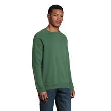 SOLS Unisex Adult Space Organic Raglan Sweatshirt - Bottle Green - View 3