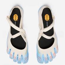 FiveFingers V-Soul Women Mary Jane Barefoot Shoes, Minimalist Non Slip Five Toe Flat Sneakers For Yoga Pilates Dance Indoor Workout - Powder Blue - View 12