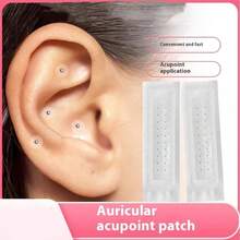 20pcs/Pack Transparent Ear Seed Patches, Ear Pressure Patches, Ear Acupuncture Patches, Ear Massage Patches - Conventional - View 2