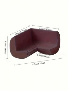 5pcs Foam Corner Guards, Suitable For Furniture, Fireplace, Table, Stairs And Cabinet Anti-Collision Protection | Wall Cushioning Pads, Table Corner Protectors, Protective Edge Strips - Multicolor - View 10