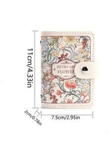 1pc 20-Slot Credit Card Holder Wallet/Bank Card Organizer, Card Storage Pouch, Business Card Holder, Women's Card Case, Women's Wallet, Travel Essential, Holiday Essential, Christmas Gift, Christmas - Multicolor - View 7