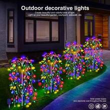 太陽能 LED 煙花燈,8 種閃爍柳條模式,IP44 高品質,適合戶外露營、花園、露營車、商場和派對裝飾 - 情人節、復活節、聖誕節及其他節日派對裝飾的理想選擇 - 地插鞭炮燈 - 查看 2