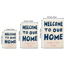 "Welcome Home" Wall Decor, "Please Leave By 9 PM" Printed Poster, Welcome Poster, Hallway Decorative Painting, Hand-Drawn Print, Hallway Decorative Poster, Funny Print - 777 - View 6