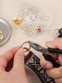 Multifunctional DIY Jewelry Making Pliers Mini Wire Cutter, For Jumper Wire Cable Tie Cutting, Electronic Circuit Electrician DIY Pliers, Stainless Steel For Beading - A - View 6