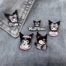 SANRIO 1件可愛卡通胸針，金屬徽章，柔美甜美貓咪合金包包飾品針 - 彩色 - 查看 2
