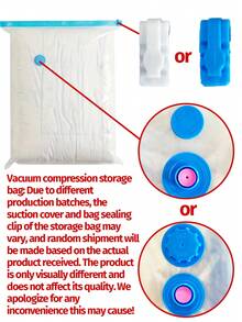 10 pièces Sacs de rangement sous vide transparents - Sacs de rangement sous vide pour vêtements de voyage, sacs de voyage légers anti-poussière, sacs de rangement pour armoire, sacs organisateurs de bagages. Sacs de rangement sous vide de haute qualité avec pompe, convenant pour les articles de voyage essentiels, les vêtements, la literie, les couvertures, etc. Sacs de compression sous vide portables sans électricité. Décoration de la maison, décoration de la chambre à coucher - Transparent - Voir 10