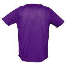SOLS Mens Sporty Short Sleeve Athletic Sport Performance T-Shirt - Dark Purple - View 2