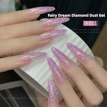 MISS MIANEL 10ML 1pc 仙女夢幻閃鑽凝膠指甲油 2026夏季新品熱銷 高密度超亮虹彩閃粉指甲油 粉色指甲 藍色指甲 綠色指甲 適用於腳趾甲 - 彩色 - 查看 8