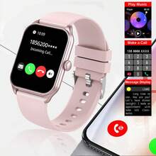 New Smart Watch, 1.90 Inch Large Full Touch Screen, Suitable For Men Women | Wireless Calls/Sms/Multiple Sports Modes/Remote Camera Control/Music Contro/Fitness Tracker, Compatible With Iphone And Android - 查看 3