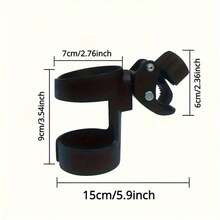 1Pcs1Pcs Multi-Scenario Universal Cup Holder Tool-Free Quick Installation 360° Rotating Stroller / Bicycle / Wheelchair Beverage Cup Holder - Multicolor - View 8