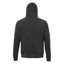 SOLS Unisex Adults Spencer Hooded Sweatshirt - Charcoal Marl - View 4