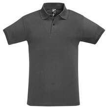 SOLS Mens Perfect Pique Short Sleeve Polo Shirt - 深灰色 - 查看 1