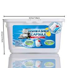 Manovix 5合1洗碗機膠囊 10/30/50入，廚房必需品與居家清潔用品，檸檬香型膠囊，99%抗菌，去除頑固油垢，適用硬水，無需預洗，適合廚房清潔與日常使用 - 固體 - 查看 5