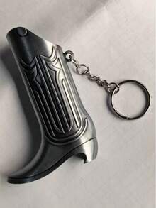 1個西式牛仔靴造型打火機套，壓紋金屬打火機盒附可拆式鑰匙圈，龐克風打火機保護套，適合日常攜帶與派對禮物，創意壓紋金屬女靴設計，適用 BIC J6 全尺寸打火機，時尚耐用防爆，可重複使用鋅合金材質，防刮打火機套，附鑰匙圈掛鉤，適用日常、戶外、酒吧與送禮，按扣式開合，輕巧便攜，防滑設計，不含打火機 - 多種款式 - 查看 10