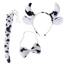 Animal Costume Tutu Set, Zebra|Leopard|Monkey|Giraffe, Headband/Bow Tie/Tail, Animal Costume Set, Suitable For Jungle Party Dress Up, Animal Theme Party Dress Up, Halloween, Thanksgiving, Christmas, Carnival, Easter, Cosplay Costume Set, Animal Party Dress Up, Performance Props - View 24