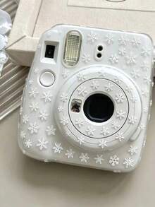 1pc Pure White Snowflake Transparent Sticker, Multi-Shape Snowflake Pattern, Brings Winter Romantic Atmosphere, Suitable For Frame, Phone Case, Laptop And Other Portable Digital Devices. Material Is Adherent And Durable, Firmly Attached And Not Easy To Peel Off. - 3D Relief Snowflake - View 2
