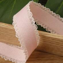 Scalloped Edge Hollow Out Woven Ribbon DIY Bow Hair Accessory Gift Wrapping Ribbon - Multicolor - View 8