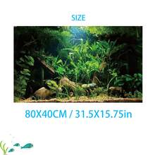 Aquarium Background Wallpaper Sticker - Underwater Jungle Scene, Tree Trunk Pattern - Self-Adhesive Fish Tank Decor, Fade-Resistant, Suitable For Freshwater/Saltwater Aquariums, Glass Containers, Office/Home Decor - Aquarium Landscaping, High-Quality Printing, Natural Style Design - A - View 8