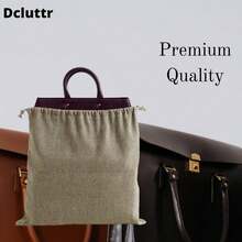 Handbag Dust Bag | 1pc Washable Pure Cotton Handbag Storage Bag | Suitable For Handbags, Women's Bags, Boots And Shoes Dust-Proof Storage | Drawstring Travel Storage Pouch - Multicolor - View 8