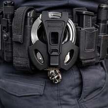 Porta Esposas Kampak KW295 Polímero de Alta Resistencia, Funda para candado de mano - NEGRO - Ver 8