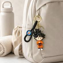 Miniso Dragon Ball Son Goku Keychain, Aesthetic Bag Charm & Accessory For Backpacks, Suitable For School Daily Use And Back To School Gift - Style 2 - View 2