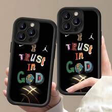 colorido  Confía en Diosfunda de teléfono Fundas compatibles con ,Apple,VIVO,OPPO,,, y Honor.Fabricadas en silicona TPU,ofrecen protección contra golpes y caídas. - Negro - Ver 3