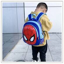 Back To School Disney Marvel Spider-Man Avengers Kids Backpack, Kindergarten Preschool Toddler Backpack, 3D Embossed Glossy Hard Shell Spider-Man Mask Design, Mesh Side Pockets, Breathable Honeycomb Back Pad, Adjustable Wide Strap, Lightweight Waterproof, Ergonomic Spine Protection, Large Capacity, Unisex For Boys And Girls 2-6 Years Old, Essential For School Entry, Multiple Colors Available, Daily Outings, Travel, Preschool, Pre-K, Early Childhood Education, Anti-Lost Backpack - Backpack - View 9