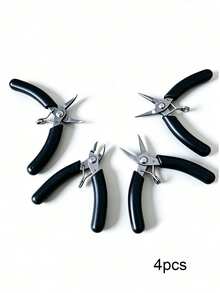 Multifunctional DIY Jewelry Making Pliers Mini Wire Cutter, For Jumper Wire Cable Tie Cutting, Electronic Circuit Electrician DIY Pliers, Stainless Steel For Beading - A - View 7
