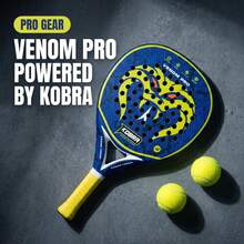 Padel 拍球拍 - KOBRA Pro 碳纖維，360g 輕量化，EVA 泡沫核心，低風阻設計，防滑手柄，附抽繩攜帶袋 - 彩色 - 查看 4