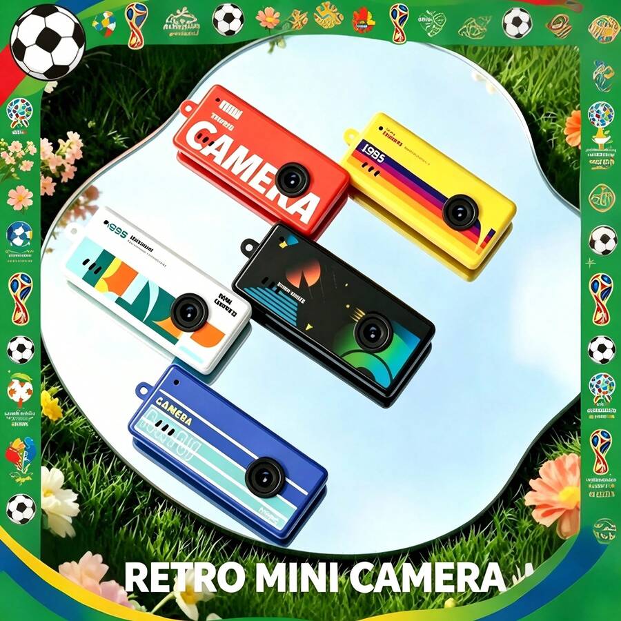 Kamera Mini Jempol, Desain Retro Ringan, Full HD 1080P, Baterai 200mAh, Kamera Digital Mini Retro, Kamera Mini Retro Portabel untuk Digantung, Pilihan Hadiah yang Sempurna - View 1