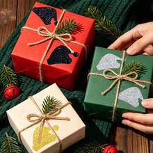 500pcs Matte Glitter Christmas Hat Doodle Roll Stickers, 5 Colors Available, 3.8cm Shaped Christmas Decorative Stickers For Holiday Party, Scrapbook DIY Decoration, Card Sealing Envelope Seal Stickers, PVC Self-Adhesive School Supplies - Frosted Glitter Christmas Hat - View 3