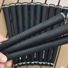 13pcs/Set Tour Velvet 360 KG-174 Interlocking Pattern Golf Grip Set - Premium Rubber Material For Men/Women - 黑色 - 查看 7