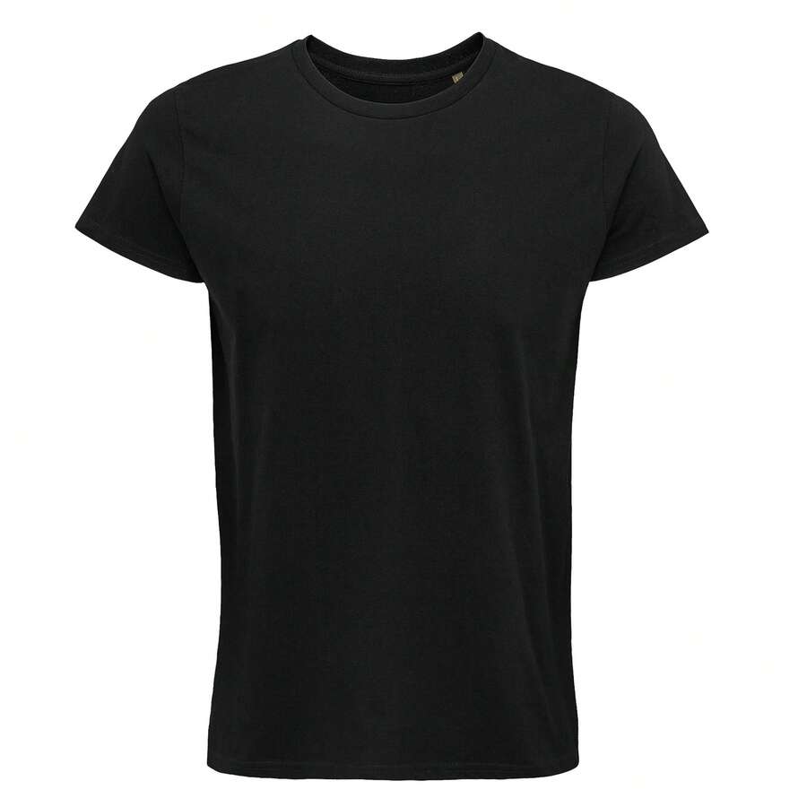 SOLS Mens Crusader Organic T-Shirt - Deep Black - View 1