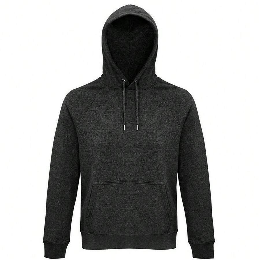 SOLS Unisex Adult Stellar Organic Hoodie - Charcoal Marl - View 1