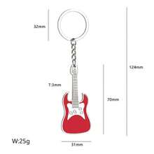 Creative Music Keychain Earphones Earplugs Keychain Guitar Notes Piano Violin Fashion Fashion Men Small Hanging Ornaments - X-1621 耳機鑰匙圈 黑色 - 查看 8