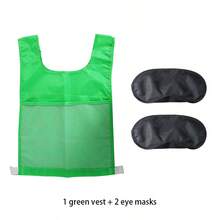 hoojojo 1Pc Interactive Card Insert Vest, 4 Colors, Pocket Vest, Classroom Game Prop, Group Competition Game Prop, Competition Vest, Teacher Teaching Aid, Back-To-School Classroom. - Multicolor - View 16