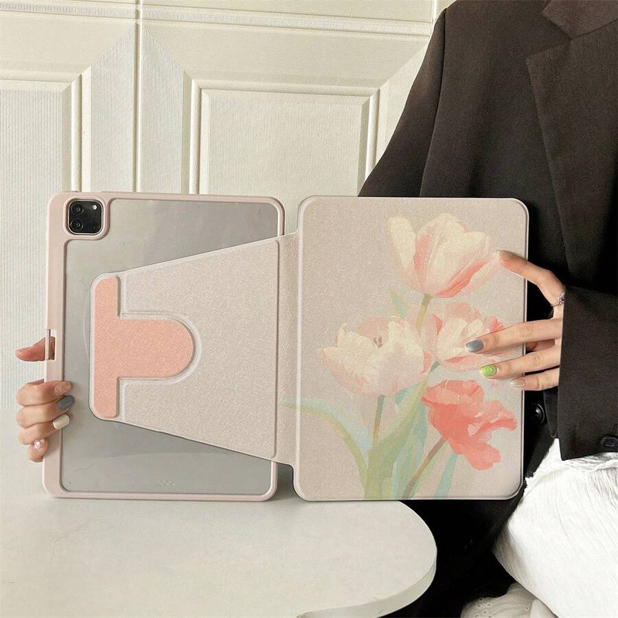 1個書本式支架保護平板電腦保護殼,相容於 A16 2025、 Galaxy Tab S9 FE/S8 Plus/S7/S10、Oppo Pad、 Matepad、Vivo Pad、Honor Pad、 Xiaoxin Pad - 彩色 - 查看 1
