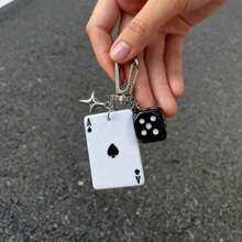 2026 New Compact Gaming Style Multi-Pendant Keychain Charms, Daily Carry Bag Decoration Accessories, Colorful - Multicolor - View 6