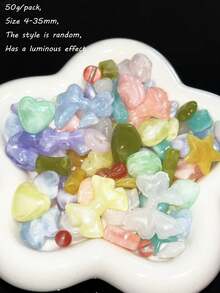Luminous Fine Sparkling Multi-Color Beads, DIY Handmade Mobile Phone Chains, Necklaces, Bracelets, Pendant Decorative Materials - Multicolor - View 14