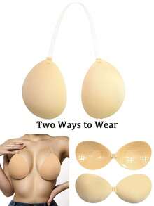 Women's Strapless Push-Up Bra, Convertible To Halter, Lift And Support, Suitable For Backless Outfits, Bikini And Everyday Wear - Multicolor - View 6