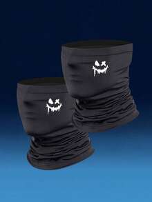 1pc/2pcs/3pcs Unisex Solid Color Versatile Breathable Sports Face Mask Elastic Sun Protection Head Cover, Suitable For Daily Outings, Hiking, Climbing, Fishing, Etc. - Multicolor - View 4