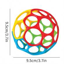 Baby Combination Ball With Bell, Hollow Portable Sensory Rattle, Enhances Hand-Eye Coordination, Early Education Toy (Random Color), Suitable For Daily Play, Holiday, Birthday, Back To School, Thanksgiving Gift - Multicolor - View 17