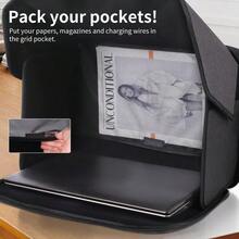 Pelindung Matahari dan Privasi Laptop, Tas Jinjing Laptop Luar Ruangan, Pelindung Matahari dengan Sudut Pandang yang Dapat Diatur, Kompatibel dengan Laptop 14-16 Inci, Pelindung Matahari Komputer Portabel - Hitam 16 Inci 14 Inci, Tas Laptop Lipat, Penghalang Cahaya, Privasi, Anti-Silau, Tas Tangan Portabel - View 5