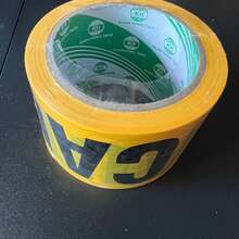 1pc Caution Tape PE Non-Adhesive Warning Tape CAUTION Decorative Barrier Tape Traffic Floor Guardrail Isolation Warning Bright Yellow With Bold Black For Best Readability Maximum Visibility Designed For Danger/Hazardous Areas - Multicolor - View 13