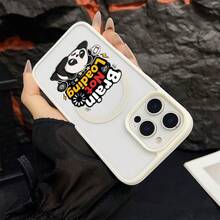 マグネット式黄ばみ防止 | 高級感あふれる2in1アクリルマグネット式スマホケース！スタイリッシュで手触りも良く、実用的な保護機能とマグネット式・耐衝撃設計を融合させた、高級感あふれるケースです。 パンダ 脳のロード中でない 疲れた アニメ風ケース, 17e,家族、恋人、友人、そして子供たちへのプレゼントに最適です。Pixel 9 Pro/16e/9A/Pixel 8 Pro/14 Plus/17/12 Pro/Pixel 8/Pixel 10/Air/16 Pro/14 Pro Max/Pixel 8a 5G/13/17e スマートフォンケースに対応 - ピンク - チェックする 1