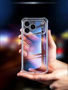 豪華防震軟 TPU 透明保護後蓋，相容 iPhone 17 16 15 14 13 12 11 Pro Max 16 15 14 8 7 Plus X Xs Max Xr 8 7 - 透明的 - 查看 4